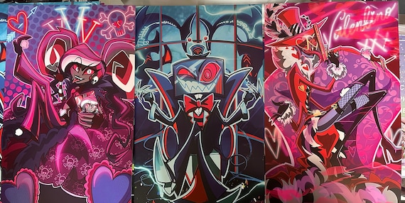 The Vees 11x17 マットアートプリント | Hazbin Hotel | Vox