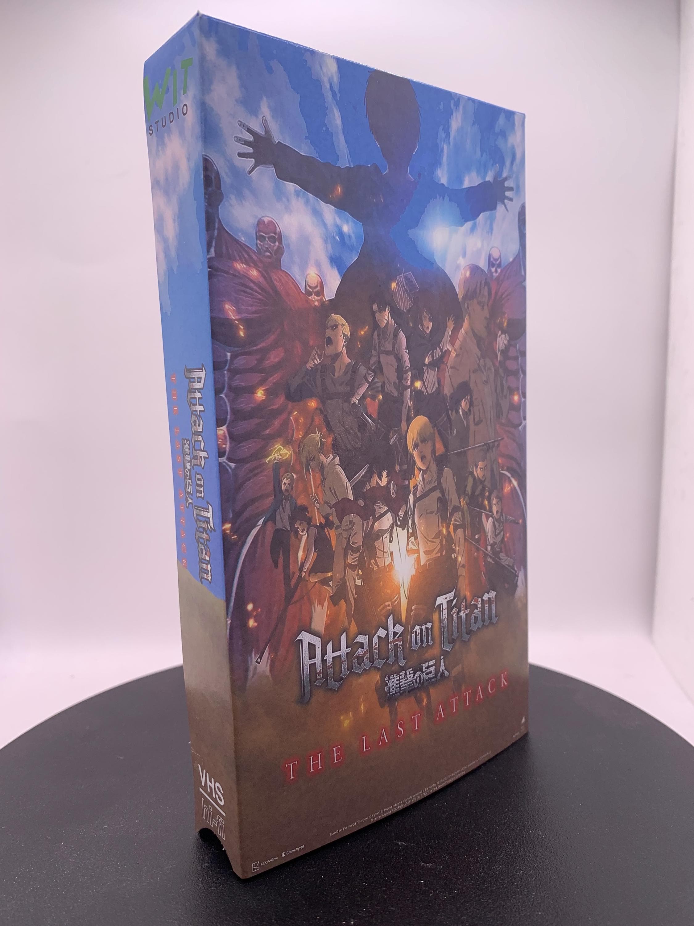 Attack on Titan the Last Attack Custom Vhs Tape - Etsy Sweden