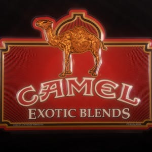 Camel cigarette sign metal - Etsy 日本