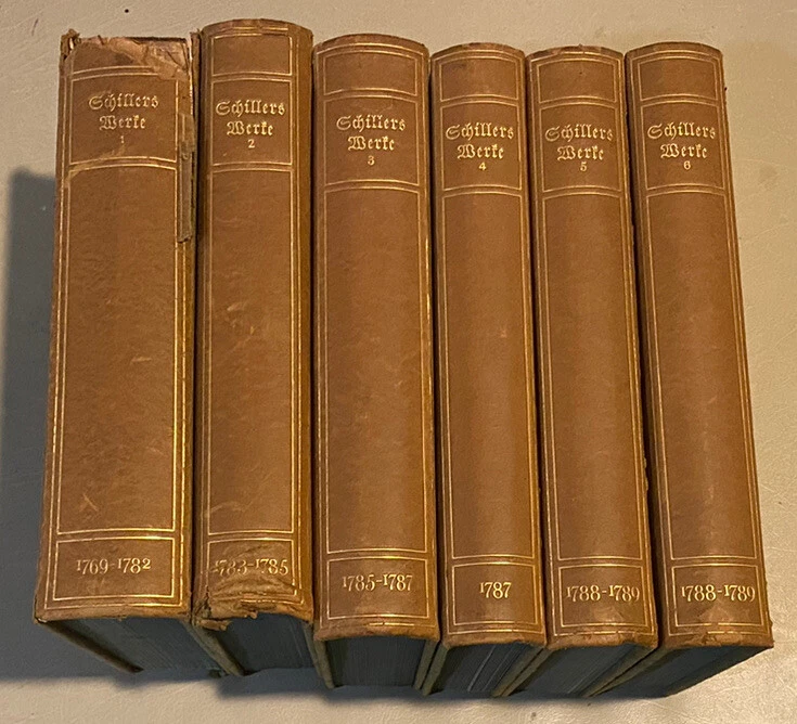 Friedrich Schiller Antiquarian & Collectible Books in German for