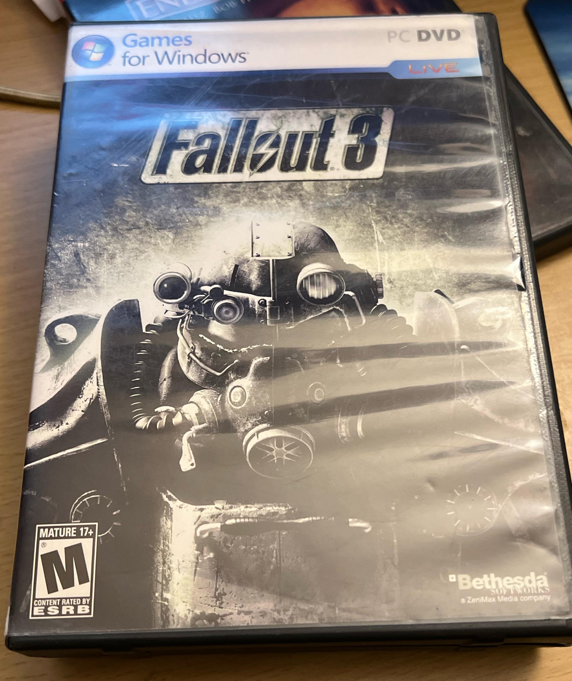 Fallout 3のディスク版についていくつか質問があります。 : r/Fallout