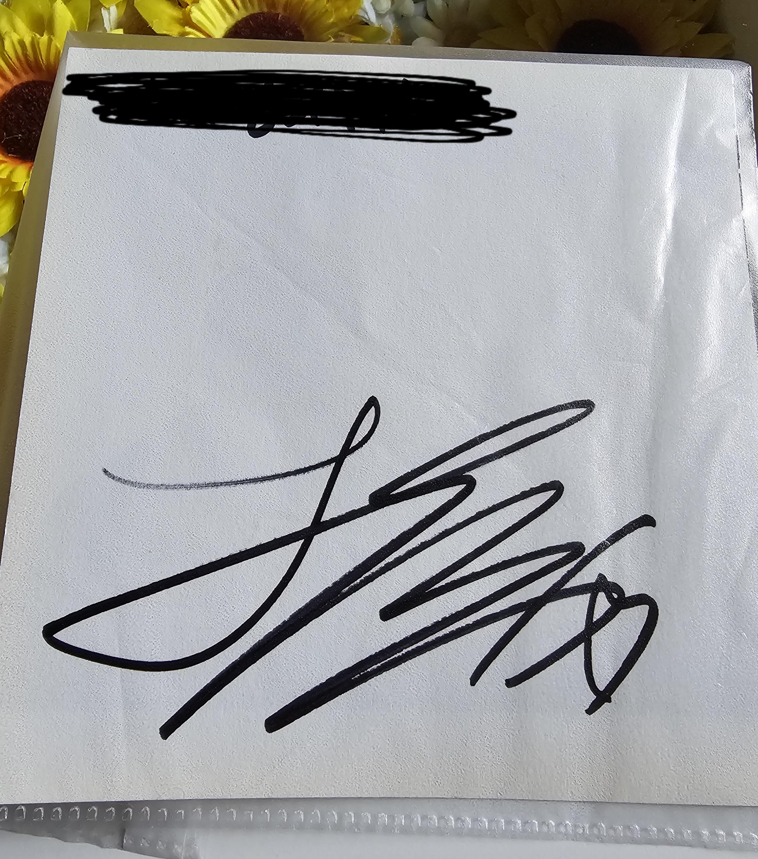 BTS Jungkook signature verification : r/kpopcollections