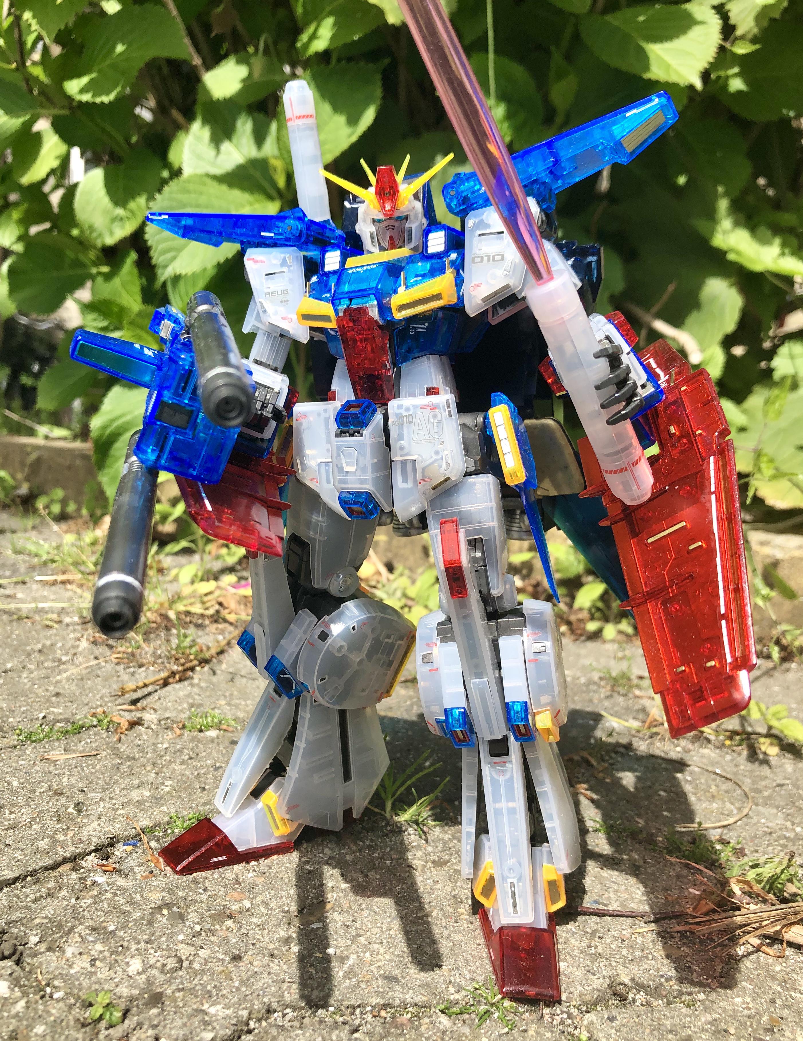 MG ZZガンダム Ver. Ka [クリアカラー] - 初めてのMG、初めてのクリア