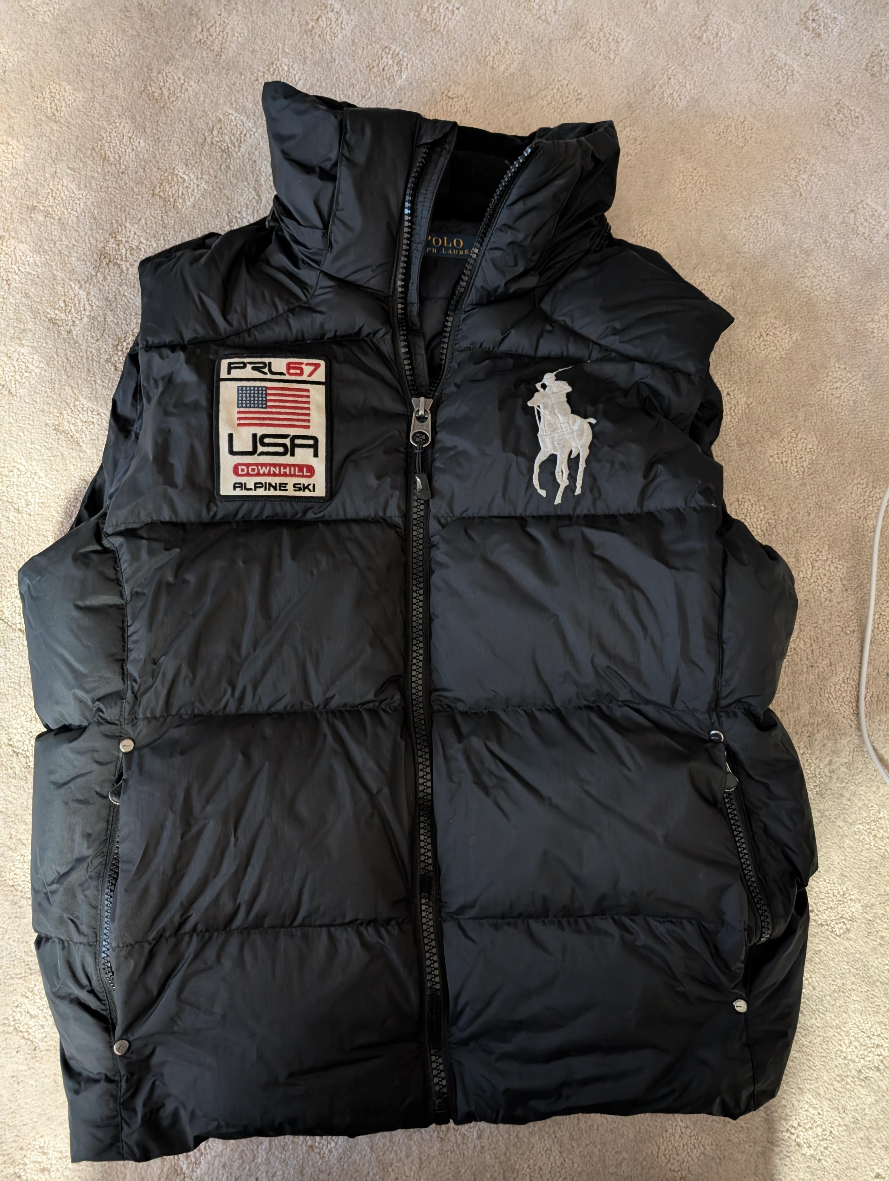 ヴィンテージ ポロ ラルフローレン ダウンベスト : r/ThriftStoreHauls