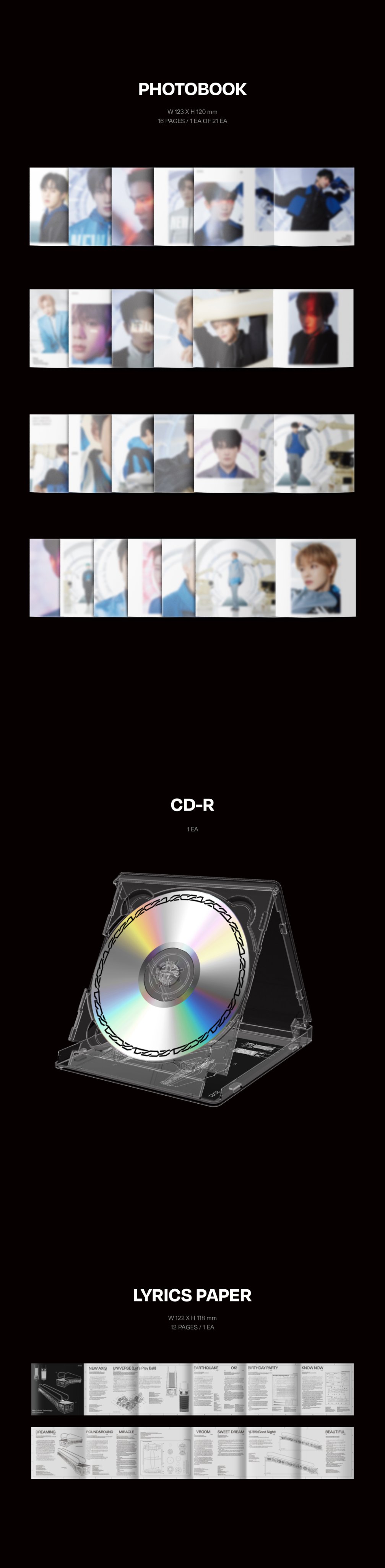 NCT 2021 - Universe Album Details (Jewel Case Version
