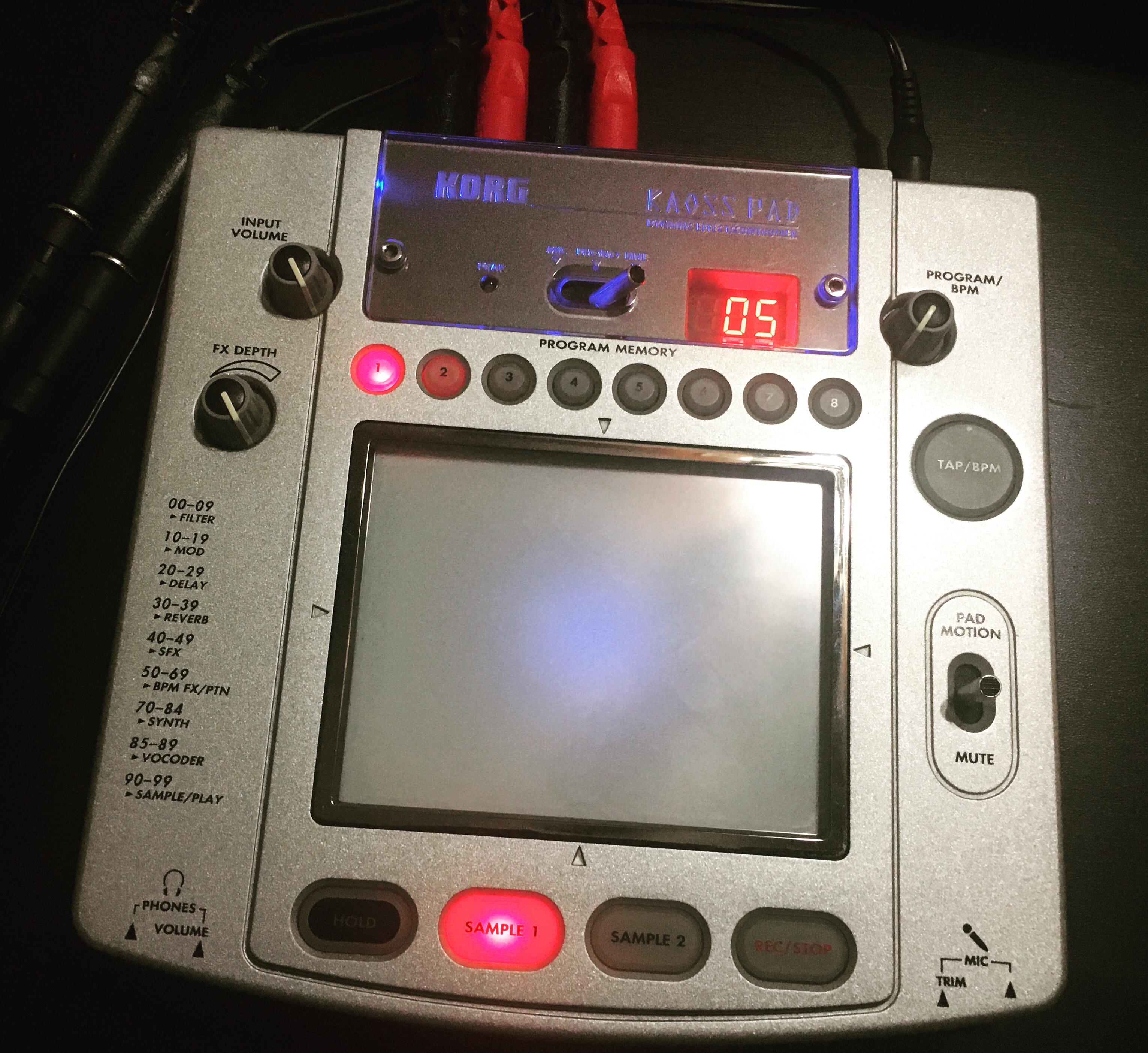 NPD] Korg Kaoss Pad 2 (厳密にはペダルじゃないのは分かってるん