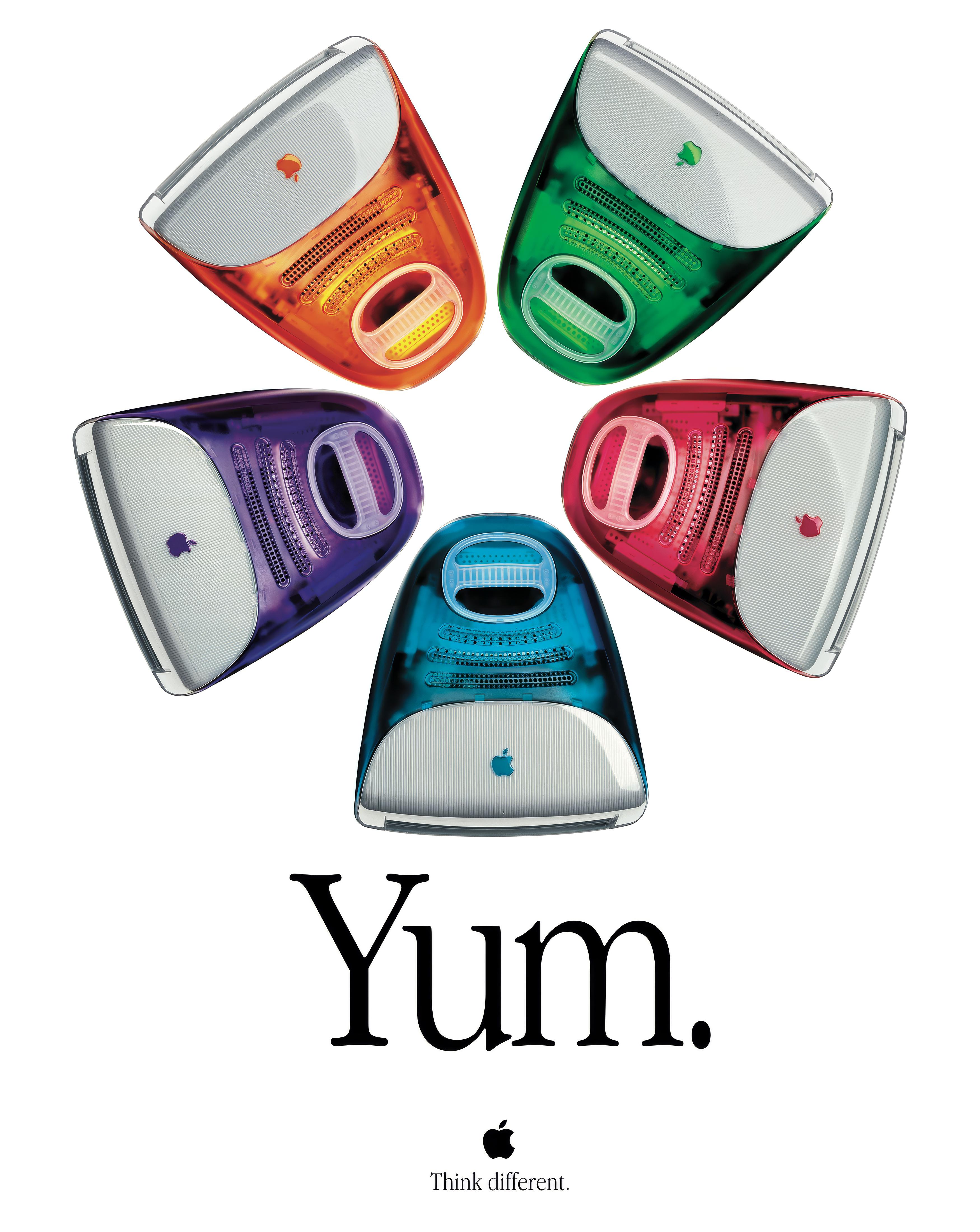 Apple Yum iMac G3 Vintage Poster (HiRes Download) : r/VintageApple