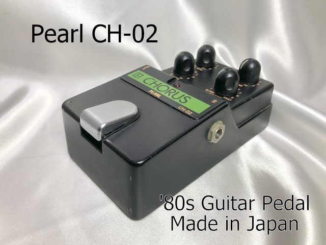 PEARL CH-02 CHORUS 1980s Vintage Guitar Effect Pedal Made in Japan