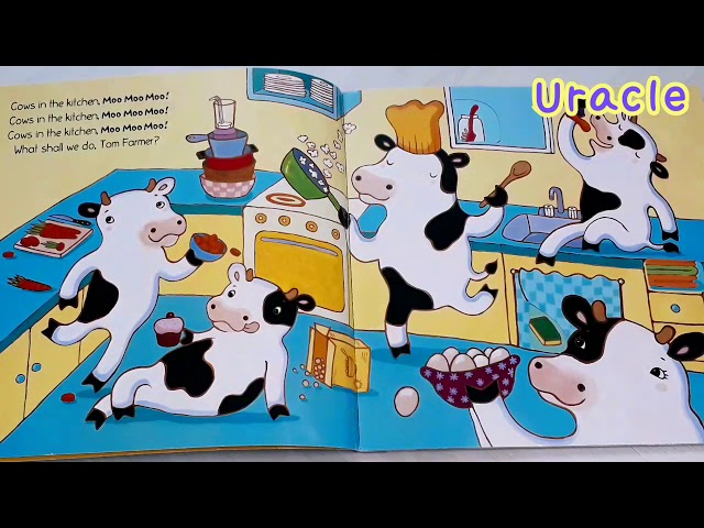 JYbooks]Cows in the Kitchen Read Along Storybook/유아영어/영어노래