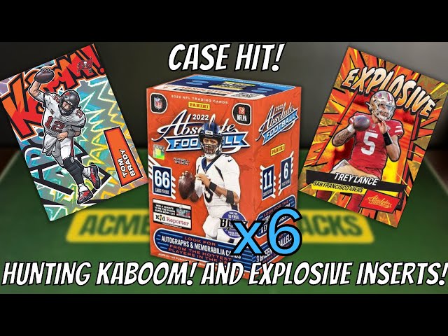 CASE HIT PULLED! 2022 Absolute Football Blaster Box Opening - YouTube