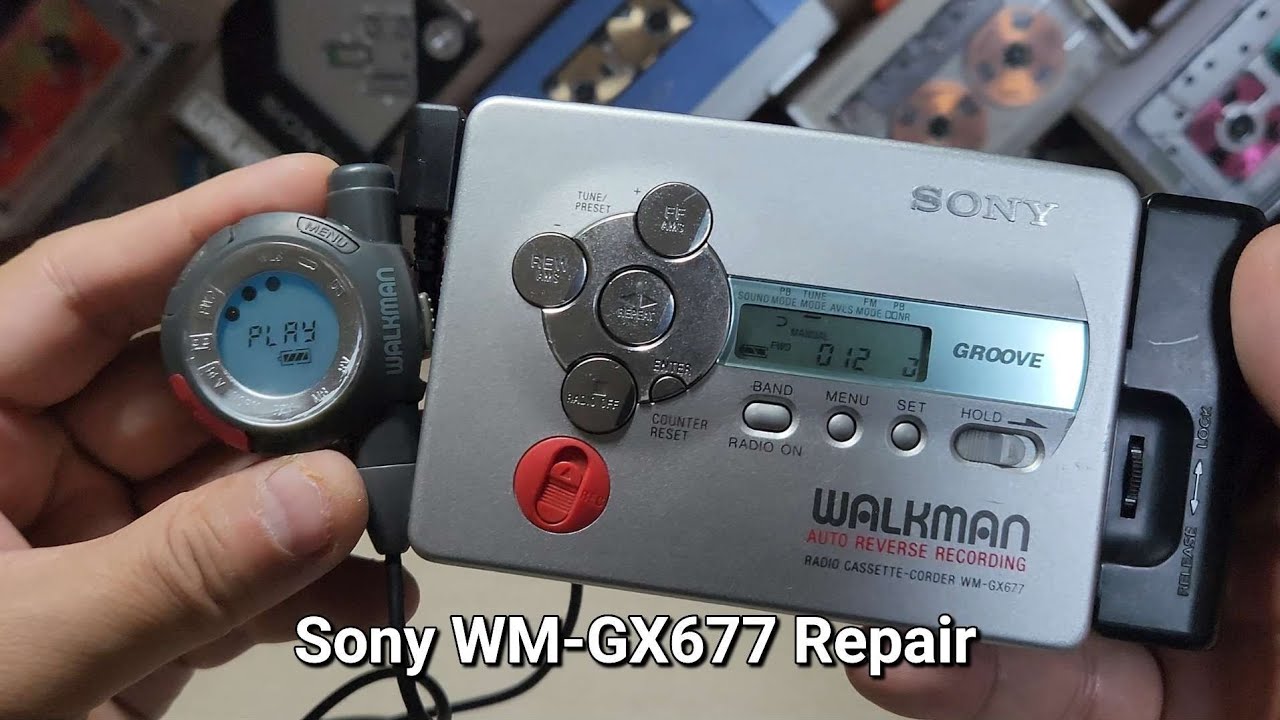 Sony WM-GX677 Repair Cassette Player Walkman - YouTube