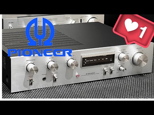 pioneer SA-7700】デザイン秀逸なヴィンテージプリメインアンプ 【1978
