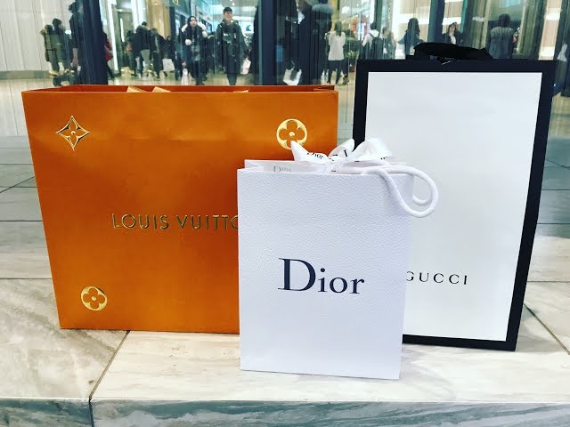 LUXURY HAUL UNBOXING - LOUIS VUITTON - DIOR - GUCCI - YouTube