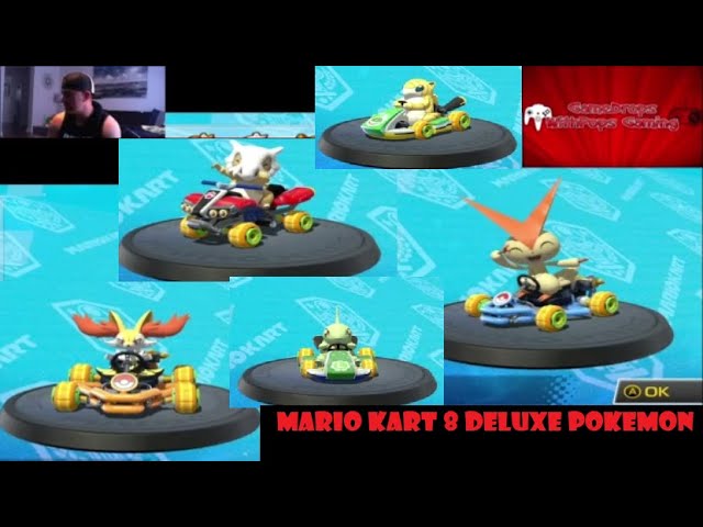 Mario Kart 8 Deluxe Pokémon Cubone Larvitar Sandshrew Braixen