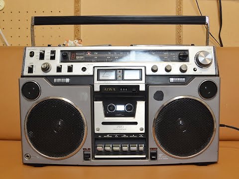 AIWA CS-80 Vintage Boombox Ghettoblaster Made in Japan ラジカセ
