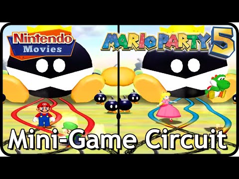 Mario Party 5 - Mini-Game Circuit (4 Players) - YouTube