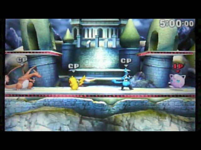 スマブラ3DS-64「ステージ紹介-28 イッシュポケモンリーグ（通常版