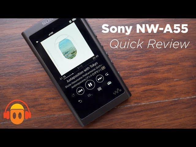 Sony NW-A55 Walkman Digital Audio Player Quick Review (4K) - YouTube