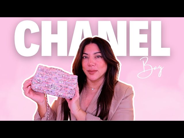CHANEL SEQUIN FLAP PINK MULTICOLOR BAG | Naomi Peris - YouTube