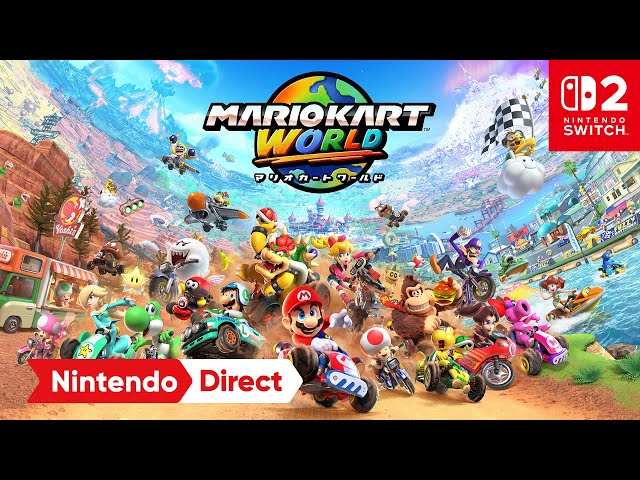 マリオカート ワールド [Nintendo Direct | Nintendo Switch 2] - YouTube