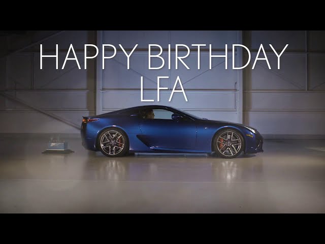 レクサス・LFA】－ハッピーバースデー編 Lexus UK『LFA』10th Birthday