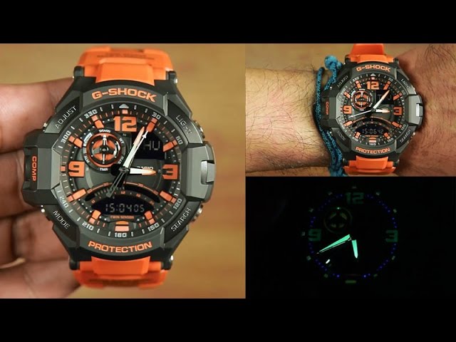 Casio G-shock Gravity Master GA-1000-4A *Twin sensor - Unboxing