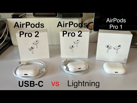 Apple AirPods Pro 2 USB-C vs lightning vs Pro 1 - YouTube