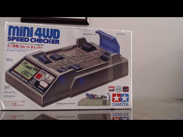 Unboxing Tamiya mini 4wd Speed Checker - YouTube