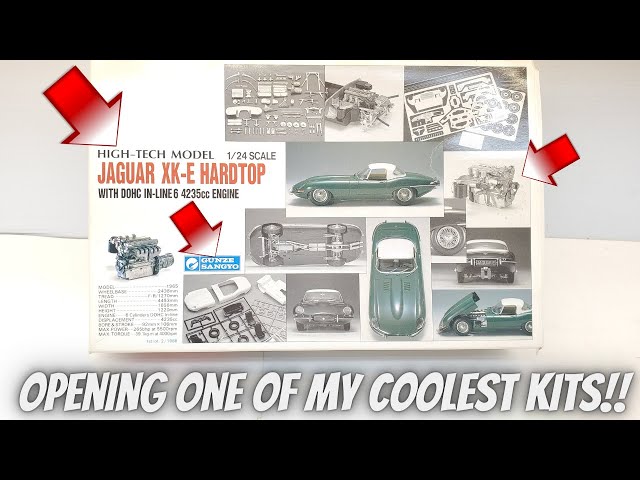 Definitely a show quality model kit!! Gunze Sangyo Jaguar XK-E