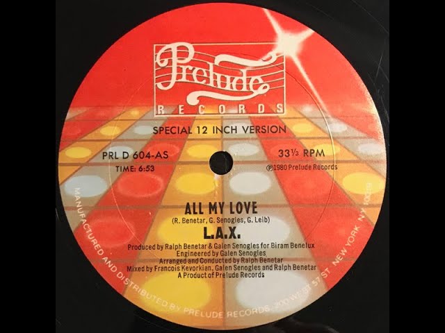 L.A.X. – All My Love (1980) - YouTube