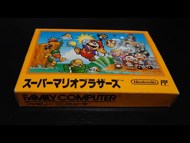 681万本売れたソフト】ファミコン スーパーマリオブラザーズ 箱・説