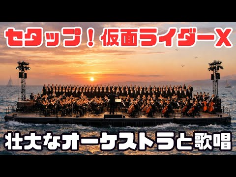 セタップ！仮面ライダーXを壮大なオーケストラと合唱で｜Kamen Rider X