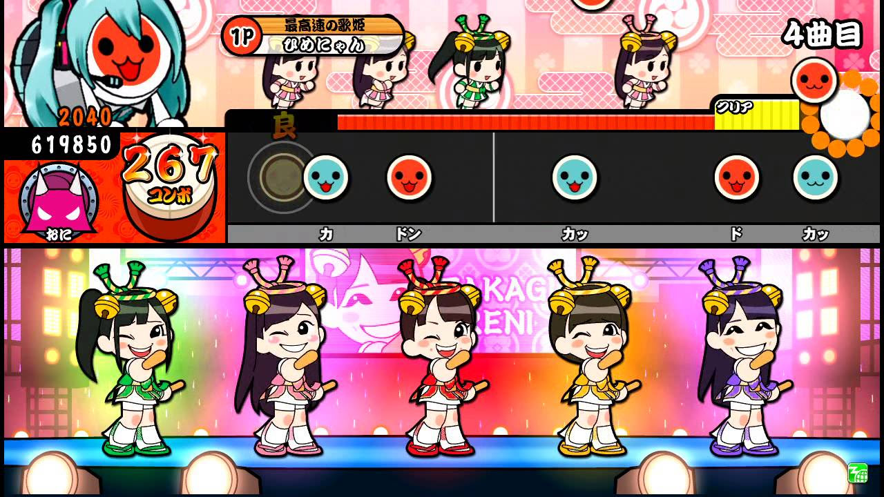 太鼓の達人 モモイロver オープニングムービー(13.12.14) - YouTube