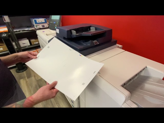 Xerox Versant 180 11x17 Tray Alignment Set Up - YouTube