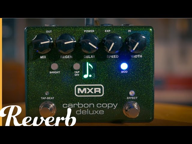 MXR Carbon Copy Deluxe | Reverb Demo Video - YouTube