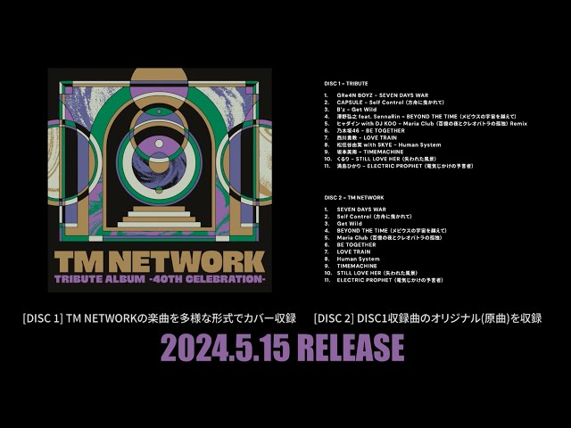TM NETWORK TRIBUTE ALBUM -40th CELEBRATION- Digest Movie [Disc1