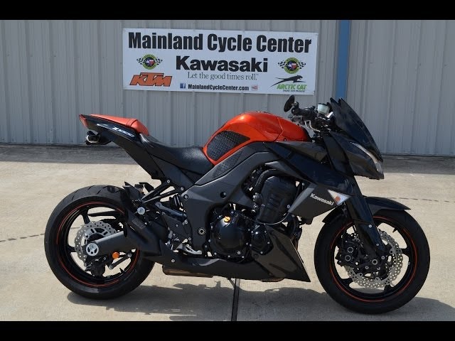 2012 Kawasaki Z1000 with Vance & Hines CS One Exhaust - YouTube