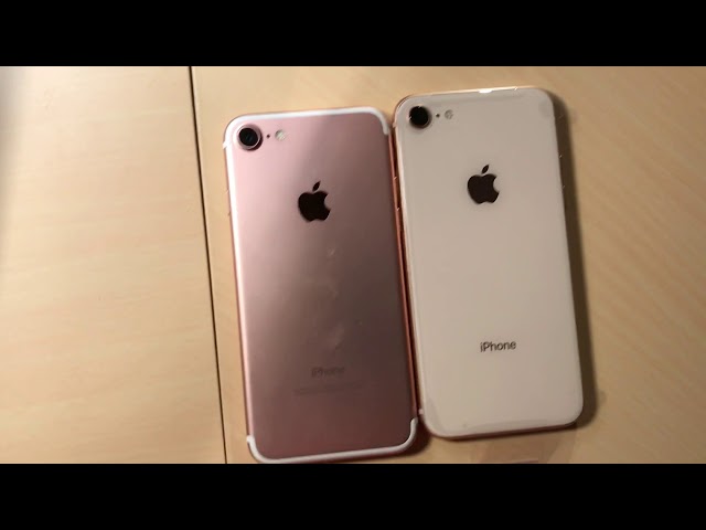 iPhone 8 Gold [unboxing] & comparison to Rose Gold color - YouTube