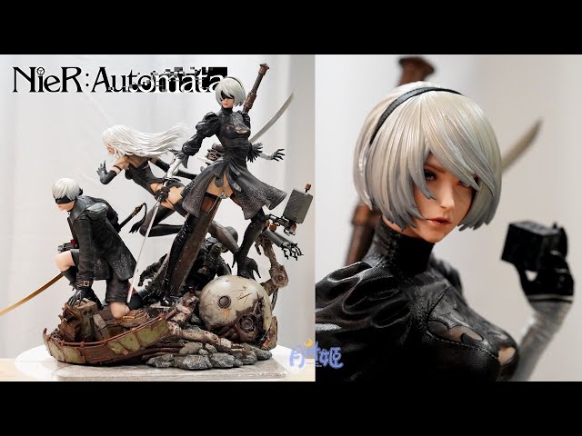 Unboxing P1S×SE NieR:Automata 1/4 Scale Deluxe Version - YouTube