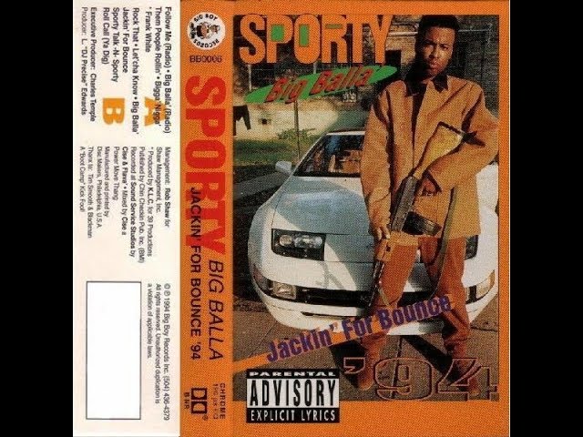 Sporty T - Jackin' For Bounce '94 (1994) [FULL ALBUM] (FLAC