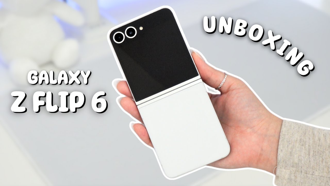 Samsung Galaxy Z Flip 6 Unboxing (White) | Samsung Case