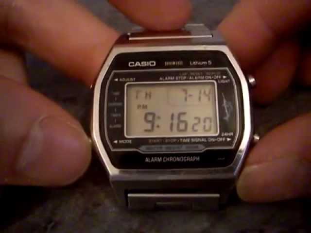Casio Marlin H101 Vintage Digital Watch - YouTube