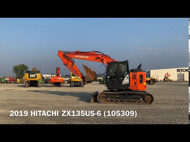 2019 Hitachi ZX135US-6 (105309) - 8/10/2020 - Ritchie Bros. Italia