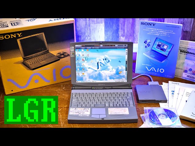 220,000 Japanese Laptop from 1999: Unboxing a Sony Vaio PCG-777/BP
