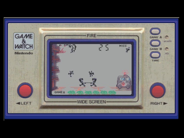 ゲームウオッチ ファイア FIRE - YouTube