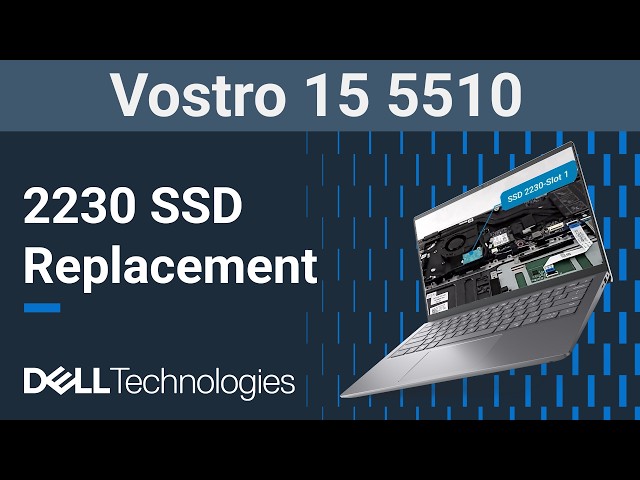 Dell Vostro 15 5510 | How to replace the 2230 solid state drive