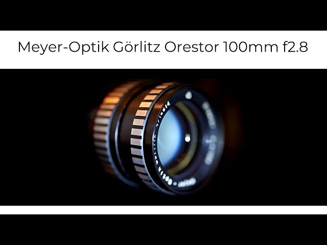 Meyer-Optik Görlitz Orestor 100mm f2.8. A cute little vintage