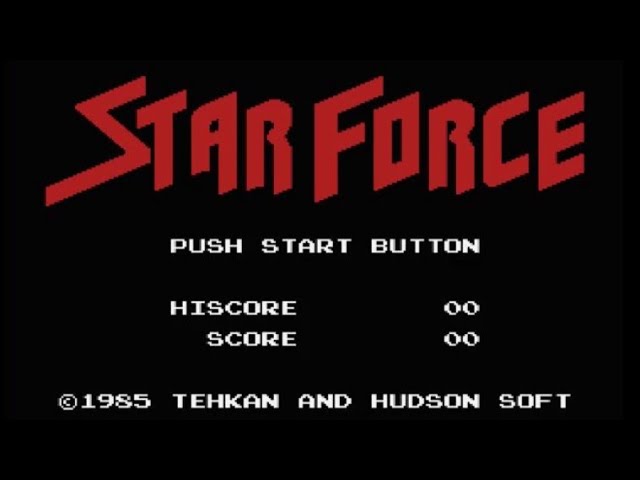MSX】スターフォース【INFINITYクリアまで】 - YouTube