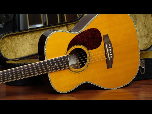 Stafford SF-400F-VT Top Solid Spruce b/s Rosewood OM style : รีวิว