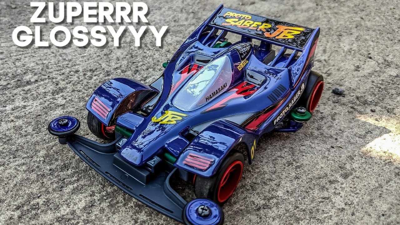PROTO SABER JB TAMIYA Mini 4WD Full Airbrush Repaint Detailing